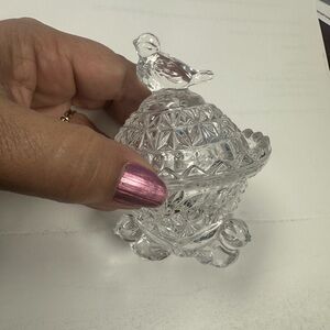 Crystal Bird Trinket Box